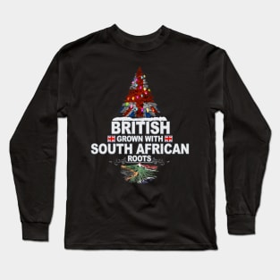 British Grown With South African Roots - Gift for South African With Roots From South Africa Long Sleeve T-Shirt